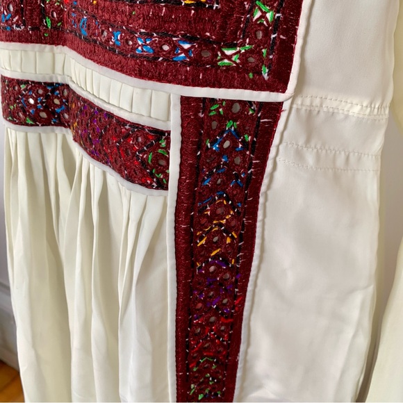 Tatreez Afghan Embroidered Dress Robe - Picture 4 of 9